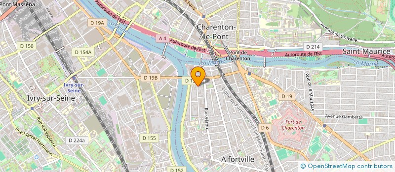 localisation de l'entreprise EDEN CALL à ALFORTVILLE