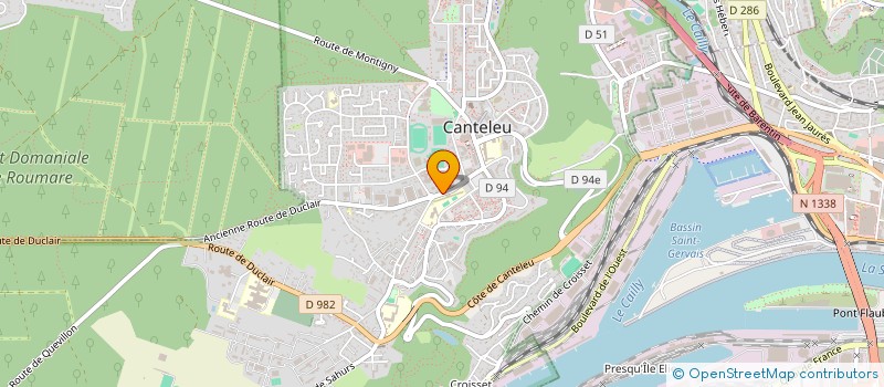 localisation de l'entreprise EDEN COLORS  CANTELEU