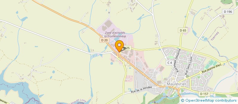 localisation de l'entreprise EDEN COM à MAZIERES-EN-MAUGES