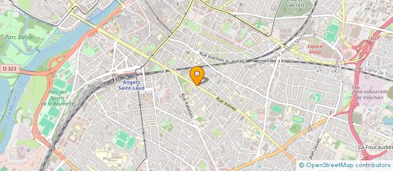 localisation de l'entreprise EDEN CONCEPT à ANGERS