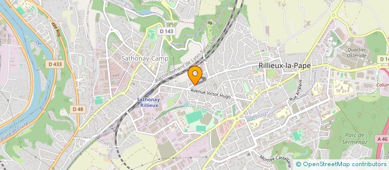 localisation de l'entreprise EDEN CONCEPT à RILLIEUX-LA-PAPE