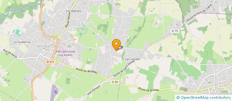localisation de l'entreprise EDEN CONCEPT à BRINDAS
