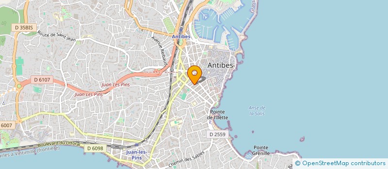 localisation de l'entreprise EDEN CONSEIL SARL à ANTIBES