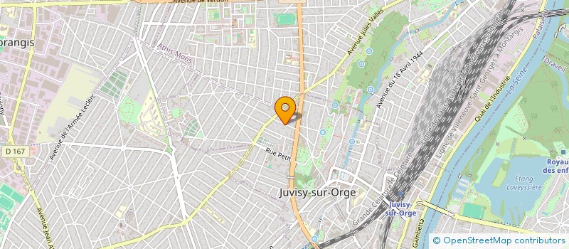 localisation de l'entreprise EDEN CONSULT à JUVISY-SUR-ORGE