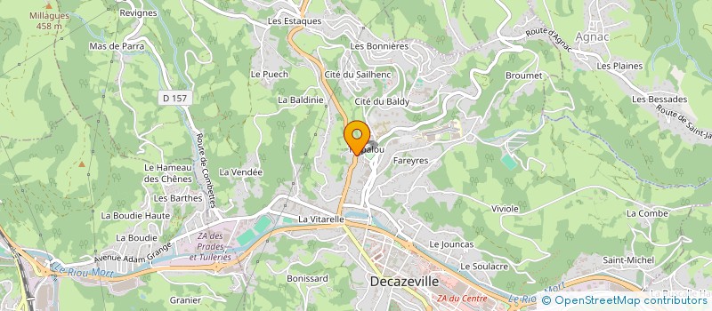 localisation de l'entreprise EDEN CONSULTING  DECAZEVILLE