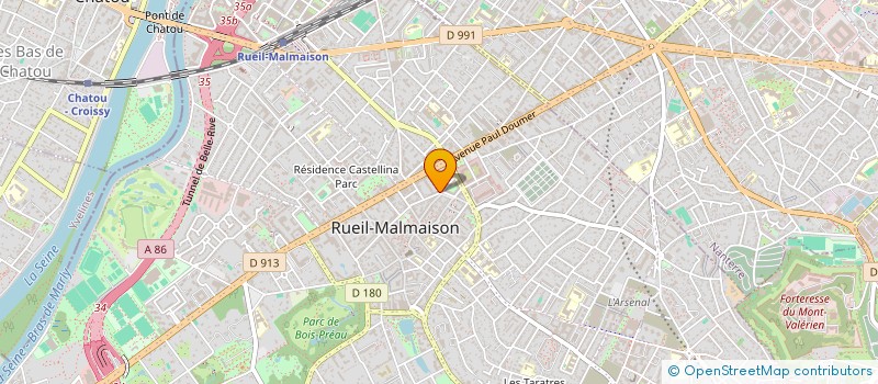 localisation de l'entreprise EDEN COURTAGE à RUEIL-MALMAISON