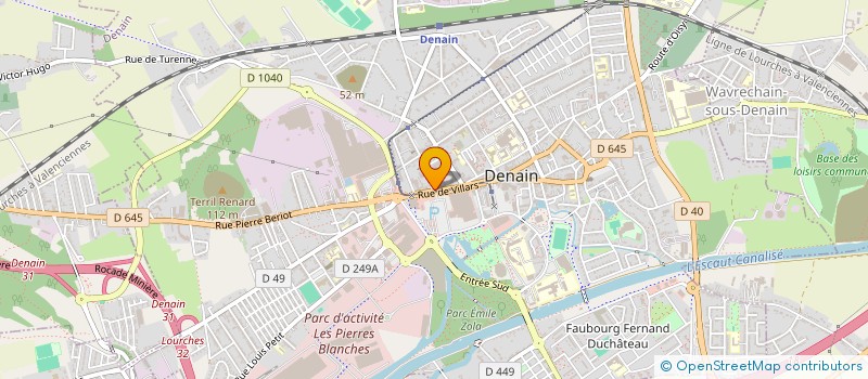 localisation de l'entreprise EDEN CUISINES à DENAIN