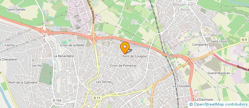 localisation de l'entreprise EDEN DELICES  BEZIERS