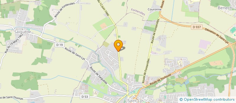 localisation de l'entreprise EDEN DES PLANTES  SAINT-LYS