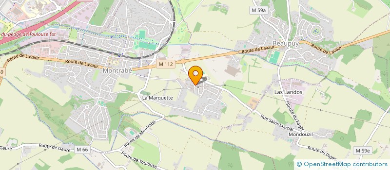 localisation de l'entreprise EDEN DRIVE VTC  MONTRABE