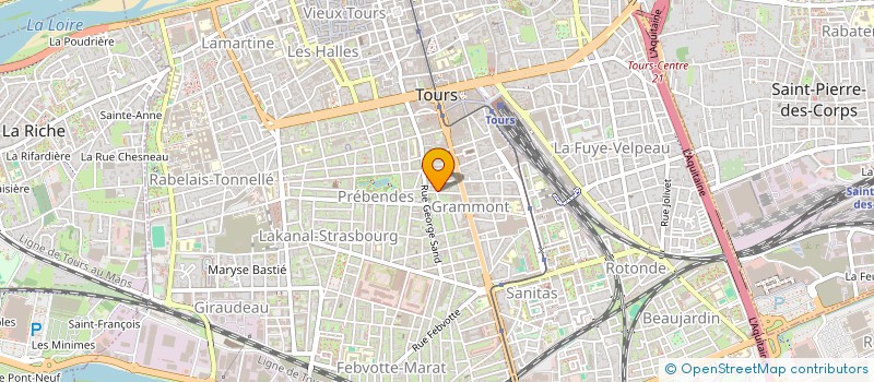 localisation de l'entreprise EDEN EARTH à TOURS