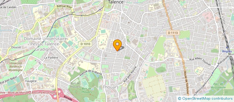 localisation de l'entreprise EDEN EDITIONS à TALENCE