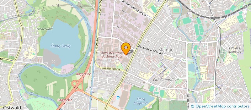 localisation de l'entreprise EDEN ELEC à STRASBOURG