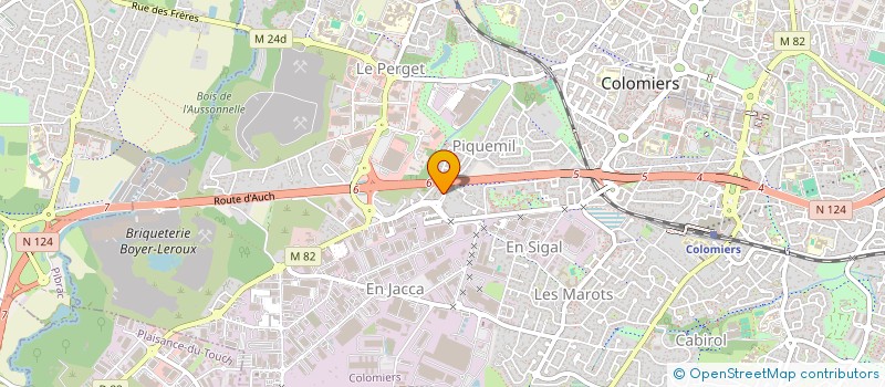 localisation de l'entreprise EDEN ESTHETIQUE à COLOMIERS