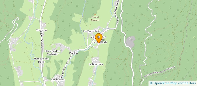 localisation de l'entreprise EDEN ET TECHNOLOGIES  AUTRANS-MEAUDRE EN VERCORS