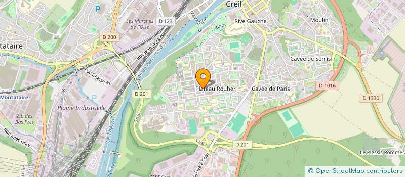 localisation de l'entreprise EDEN EXPRESS à CREIL