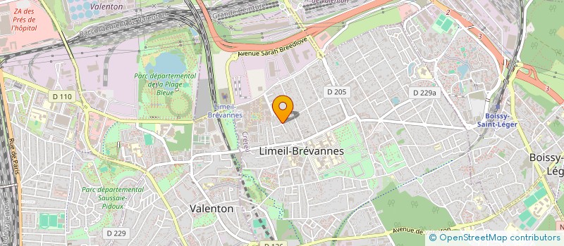 localisation de l'entreprise EDEN-FLATS à SUCY-EN-BRIE