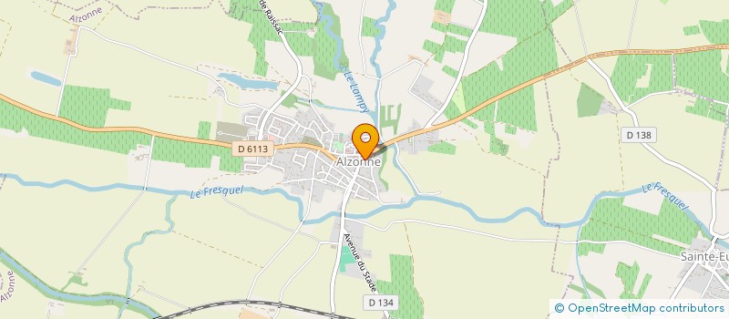 localisation de l'entreprise EDEN FLEURS  ALZONNE