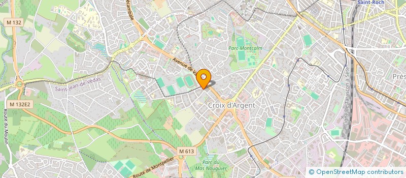 localisation de l'entreprise EDEN FOOD à MONTPELLIER