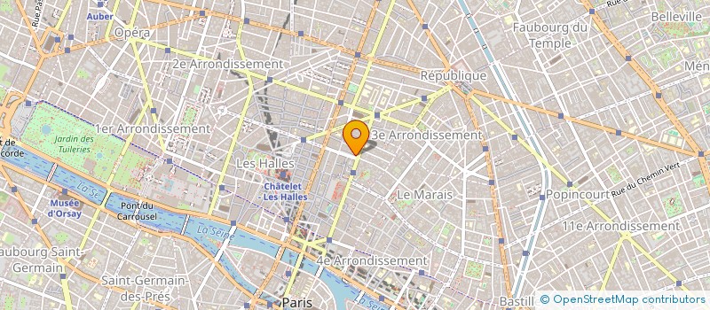 localisation de l'entreprise EDEN FORUMS HOLDING à PARIS