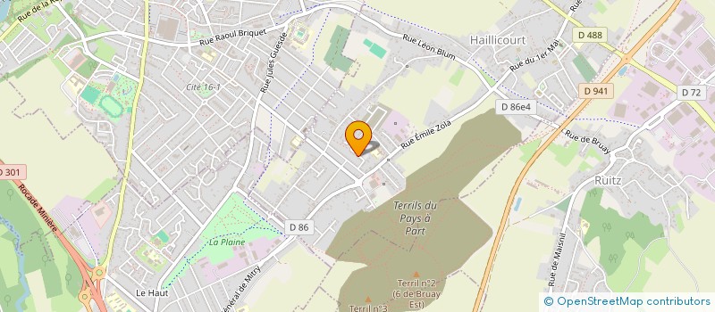 localisation de l'entreprise EDEN FREEDOM  HAILLICOURT