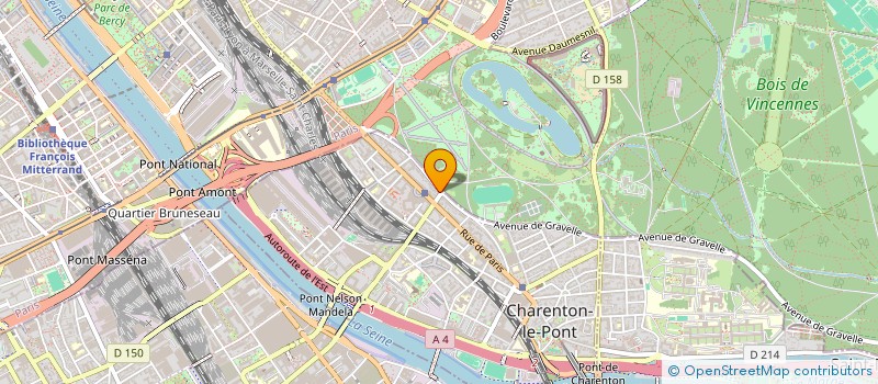 localisation de l'entreprise EDEN GESTION à CHARENTON-LE-PONT
