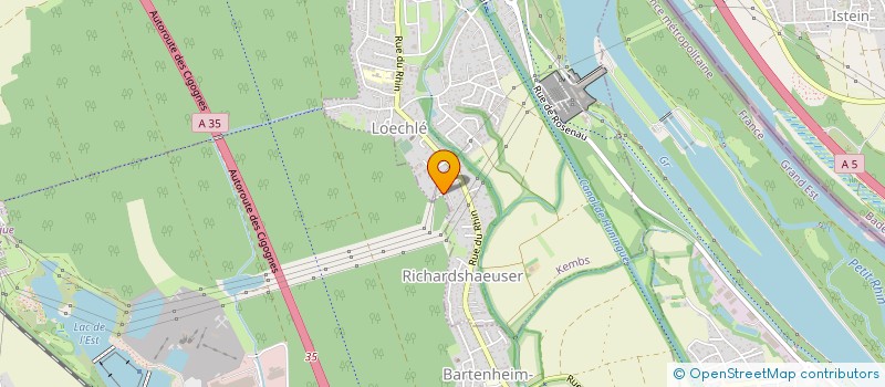 localisation de l'entreprise EDEN GREEN  KEMBS