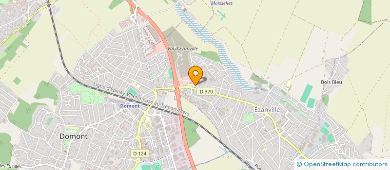 localisation de l'entreprise EDEN GREEN  EZANVILLE