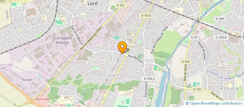localisation de l'entreprise EDEN GROUPE à LUISANT