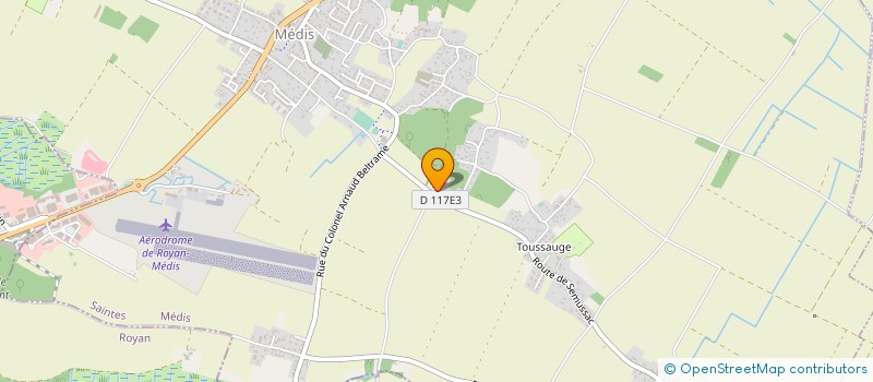 localisation de l'entreprise EDEN HABITAT  SAINT-ROMAIN-DE-BENET