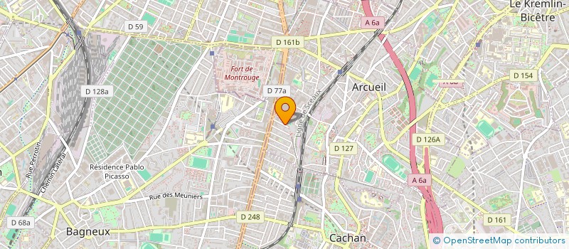 localisation de l'entreprise EDEN HABITATIONS à ARCUEIL