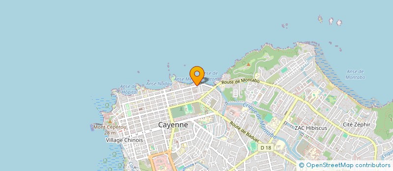 localisation de l'entreprise EDEN HALL  CAYENNE