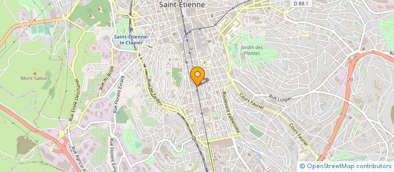 localisation de l'entreprise EDEN HOPE  SAINT-ETIENNE