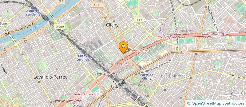 localisation de l'entreprise EDEN HR INSIGHTS à CLICHY