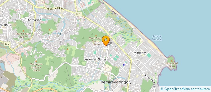 localisation de l'entreprise EDEN-I  REMIRE-MONTJOLY