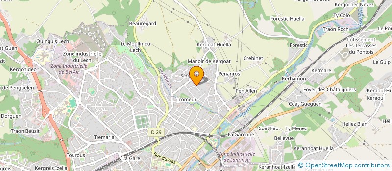 localisation de l'entreprise EDEN IMMO à BREST