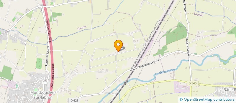 localisation de l'entreprise EDEN IMMO  MONTBOUCHER-SUR-JABRON