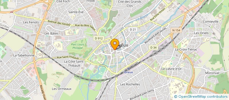 localisation de l'entreprise EDEN IMMOBILIER à DREUX