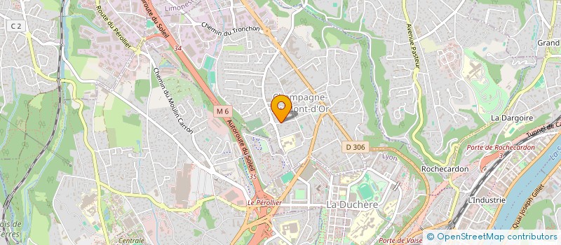 localisation de l'entreprise EDEN INVEST  CHAMPAGNE-AU-MONT-D'OR