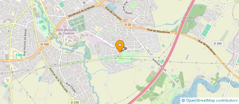 localisation de l'entreprise EDEN INVEST à CHOLET