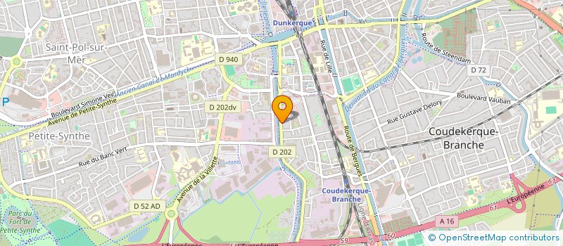 localisation de l'entreprise EDEN INVEST  COUDEKERQUE-BRANCHE