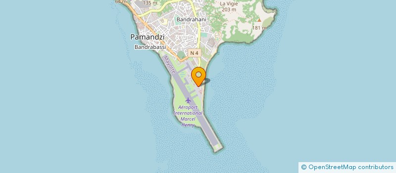 localisation de l'entreprise EDEN ISLAND à PAMANDZI