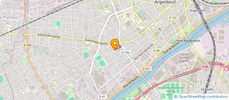 localisation de l'entreprise EDEN & ISMA  ARGENTEUIL