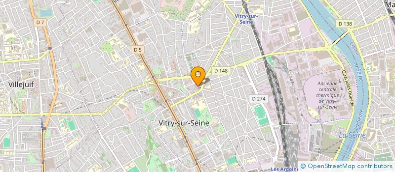 localisation de l'entreprise EDEN-KOFFI TRANSPORTS à VITRY-SUR-SEINE