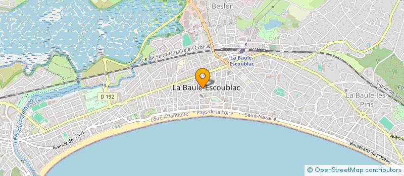 localisation de l'entreprise EDEN LA BAULE  LA BAULE-ESCOUBLAC