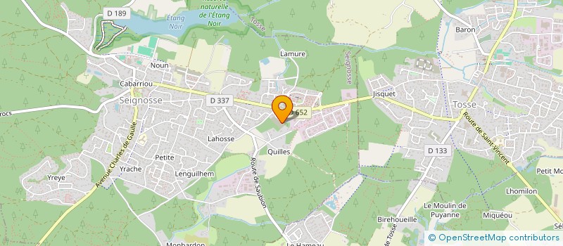 localisation de l'entreprise EDEN LASSA  SEIGNOSSE