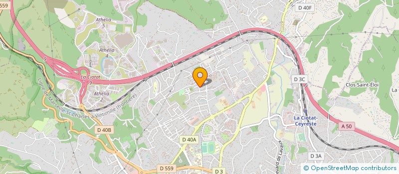 localisation de l'entreprise EDEN LINE à LA CIOTAT