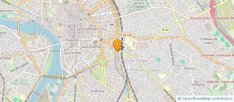 localisation de l'entreprise EDEN LINK à TOULOUSE