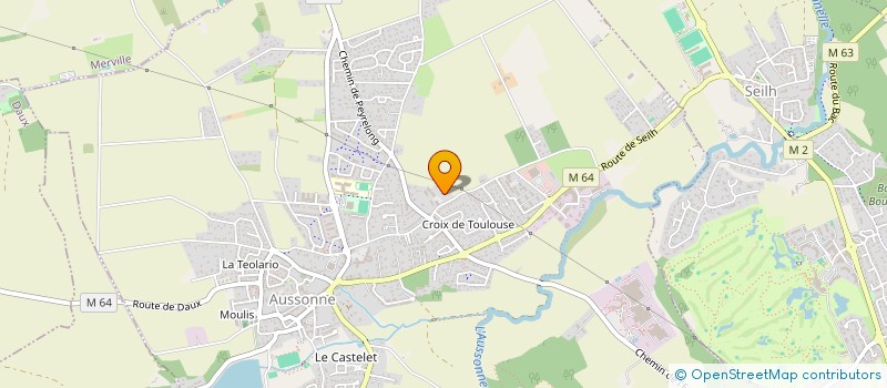 localisation de l'entreprise EDEN-LOCATION  AUSSONNE