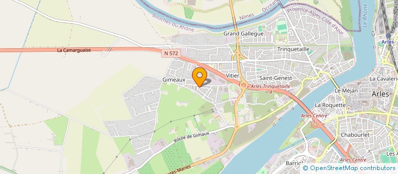 localisation de l'entreprise EDEN LODGE  ARLES